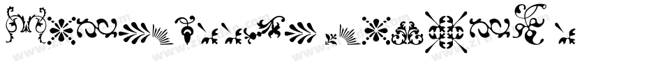 Neoclassic Fleurons字体转换